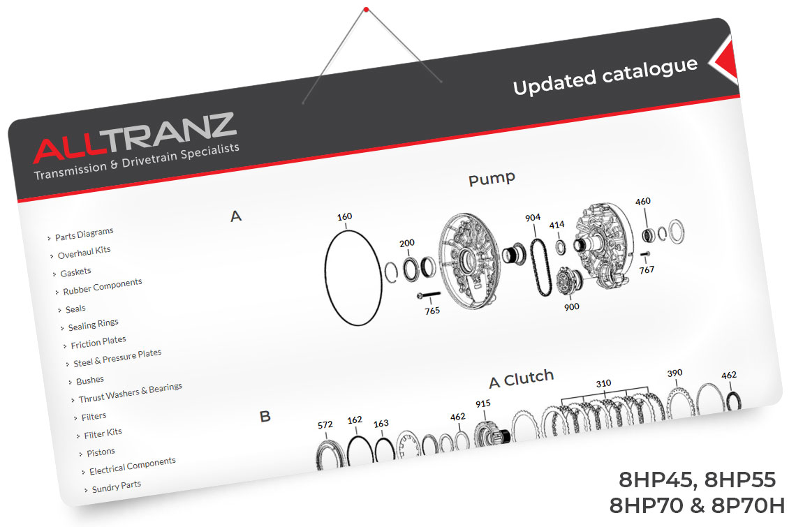 Updated catalogue - 8HP Transmissions