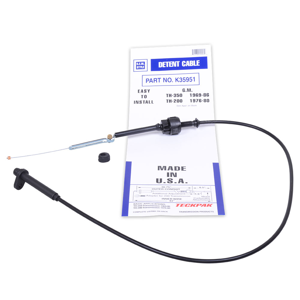 35813 DETENT CABLE TH350 41.2"1.5" SLOTTED Transmissions