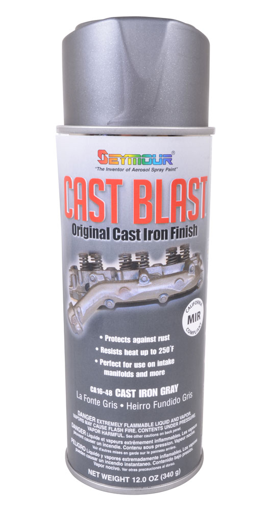 SPRAY PAINT^CAST IRON BLAST